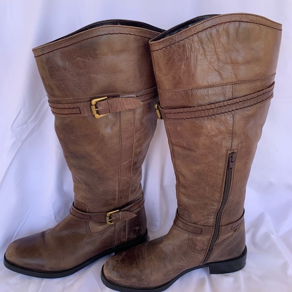 Brown Knee high boots - Picture 2 of 6